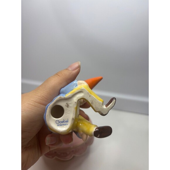 GOEBEL WEST GERMANY SITTING JESTER CLOWN FIGURINE 13906 3" - Picture 6 of 6